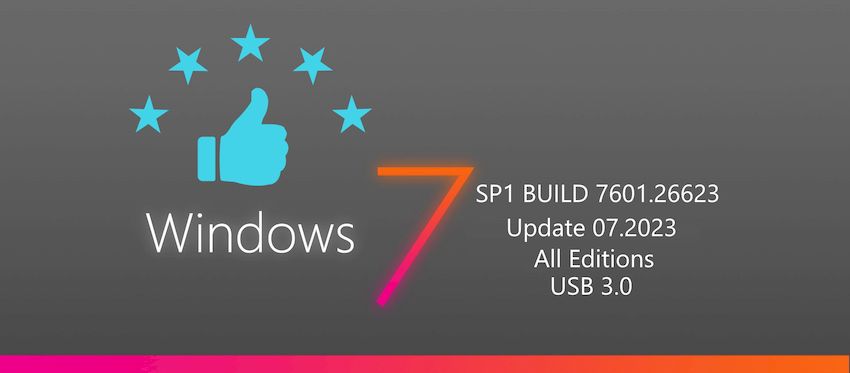 Windows 7 SP1 x86 + x64 Rus -   +    2023